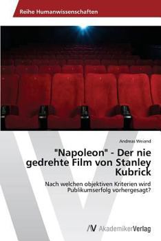 Paperback "Napoleon" - Der nie gedrehte Film von Stanley Kubrick [German] Book