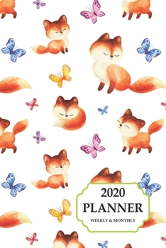 2020 Planner Weekly And Monthly: 2020 Planner Butterfly Design