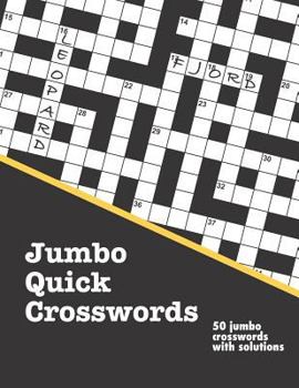 Paperback Jumbo Quick Crosswords Book