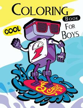 Paperback Cool Coloring Book For Boys: Cute Patterns for Summer to Color for Kids Book