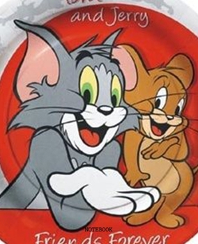 Paperback Notebook: Tom and Jerry Cartoon Soft Glossy Cover College Ruled Lined Pages Book 7.5 x 9.25 Inches 110 Pages Book
