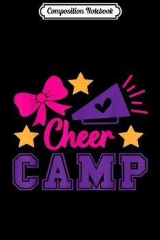 Paperback Composition Notebook: Cheer s - Cheer Camp s - Cheer Camp - Team Journal/Notebook Blank Lined Ruled 6x9 100 Pages Book