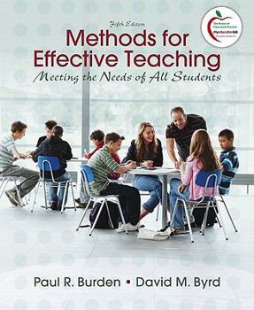 Paperback Methods for Effective Teaching: Meeting the Needs of All Students Book