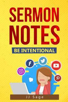 Paperback Sermon Notes Book