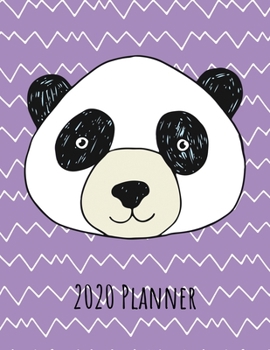 2020 Planner: Weekly Dated With Inspirational Quotes Purple - Panda (Cute & Adorable Calendar Planners for All)