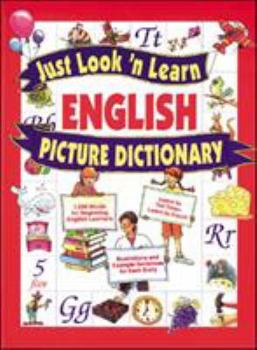 Hardcover Just Look 'n Learn English Picture Dictionary Book