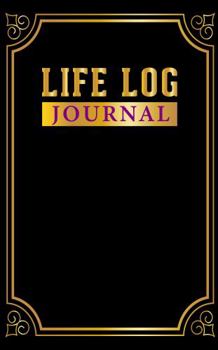 Hardcover Pantheria Life Log Journal (Black) Book
