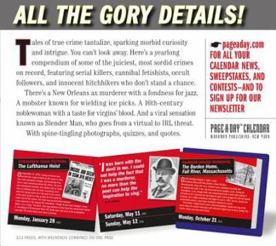 A Year of True Crime Page-A-Day Calendar 2019: Twisted Killers, Incredible Survivors, Unsolved Mysteries!