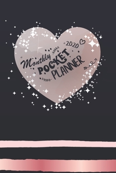 Monthly Pocket Planner 2020: One-Year Planner (Size: 6" x 9"), 12- Month Calendar Schedule Organizer and Hand Lettering Notebook (January - December). Personalized Planner, U.S. Holidays (Gift Lover)