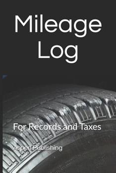 Paperback Mileage Log: For Records and Taxes Book