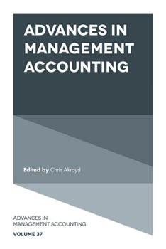 Hardcover Advances in Management Accounting Book