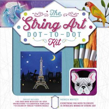Paperback String Art Dot-To-Dot Kit Book