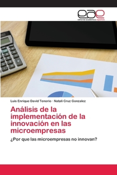 Paperback Análisis de la implementación de la innovación en las microempresas [Spanish] Book
