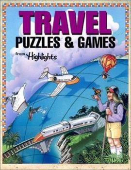 Paperback Travel Puzzles and Games Book