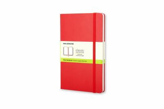 Hardcover Moleskine Classic Notebook, Large, Plain, Red, Hard Cover (5 X 8.25) Book