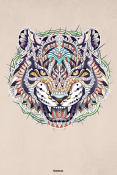 Notebook: Tiger Polygon Animal Journal Abstract Geometric Pattern Composition Book Colorful Shapes Gift