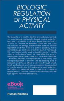 Hardcover Biologic Regulation of Physical Activity Book