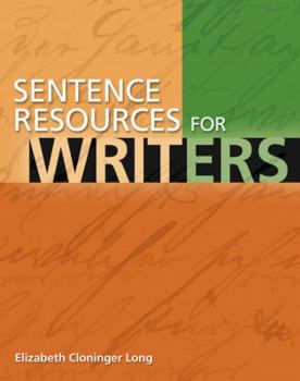 Paperback Sentence Resources for Writers (book alone) Book