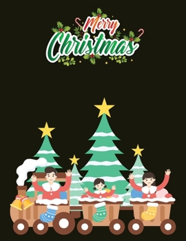 Paperback Merry Christmas: Best Christmas Blank Lined Notebook Journal, Notebook Gift 110 pages 8.5 x 11'' Blank Lined Journal - ... - for Journa Book