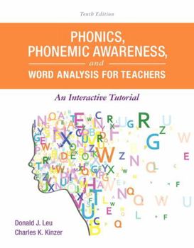 Spiral-bound Phonics, Phonemic Awareness, and Word Analysis for Teachers: An Interactive Tutorial Book