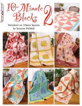 Paperback 10-Minute Blocks 2: Variations on 3-Seam Squares Book