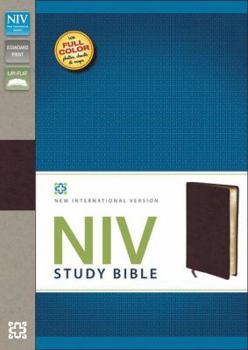 Bonded Leather Study Bible-NIV Book