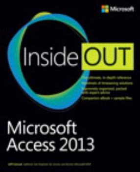 Paperback Microsoft Access 2013 Inside Out Book