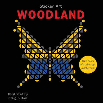Paperback Sticker Art Woodland Book