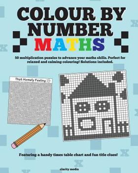 Paperback Colour By Number Maths Book
