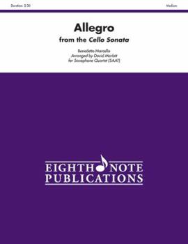 Paperback Allegro (from the Cello Sonata): Score & Parts Book