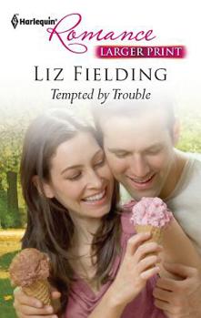 Mass Market Paperback Tempted by Trouble [Large Print] Book