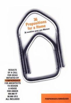 Paperback 36 propositions for a home/36 modeles pour une maison (English and French Edition) Book