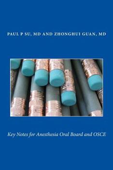 Paperback Key Notes for Anesthesia Oral Board and OSCE Book