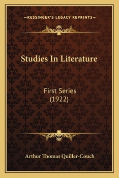 Paperback Studies In Literature: First Series (1922) Book