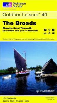 Map The Broads (Outdoor Leisure Maps) Book