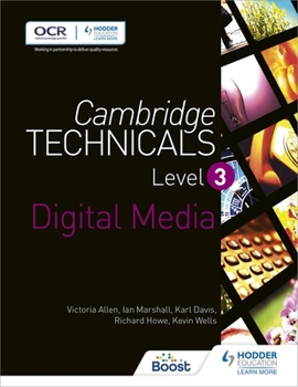 Paperback Cambridge Technicals Level 3 Digital Medialevel 3 Book
