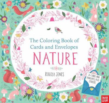 Paperback The Coloring Book of Cards and Envelopes: Nature Book