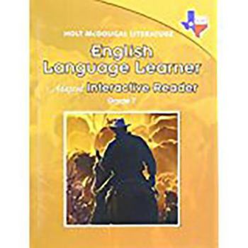 Paperback Holt McDougal Literature: English Language Learner Adapted Interactive Reader Grade 7 Book