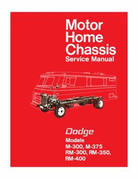 Perfect Paperback 1971 - 1972 Dodge Motor Home Chassis Service Manual By Detroit Iron Book