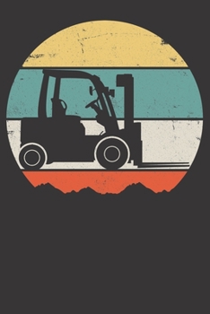 Notebook: Forklift College Ruled 6x9 120 Pages