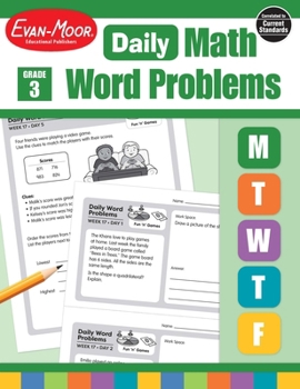 Paperback Daily Word Problems Math, Grade 3 Teacher Edition Book