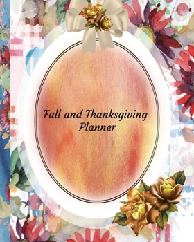 Paperback Fall and Thanksgiving Planner Book