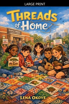 Paperback Threads of Home [Large Print] Book