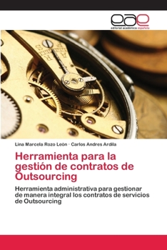 Paperback Herramienta para la gestión de contratos de Outsourcing [Spanish] Book