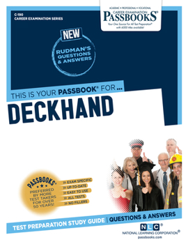 Paperback Deckhand (C-190): Passbooks Study Guide Volume 190 Book