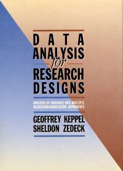 Hardcover Data Analysis for Research Designs Book