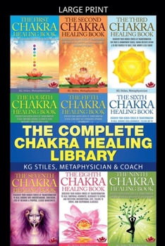 Paperback The Complete Chakra Healing Library [Large Print] Book