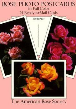 Paperback Rose Photo Postcards in Full Color/24 Ready-To-Mail Cards Book