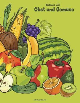 Paperback Malbuch mit Obst und Gemüse 1 [German] Book