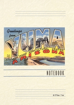 Paperback Vintage Lined Notebook Greetings from Yuma Book